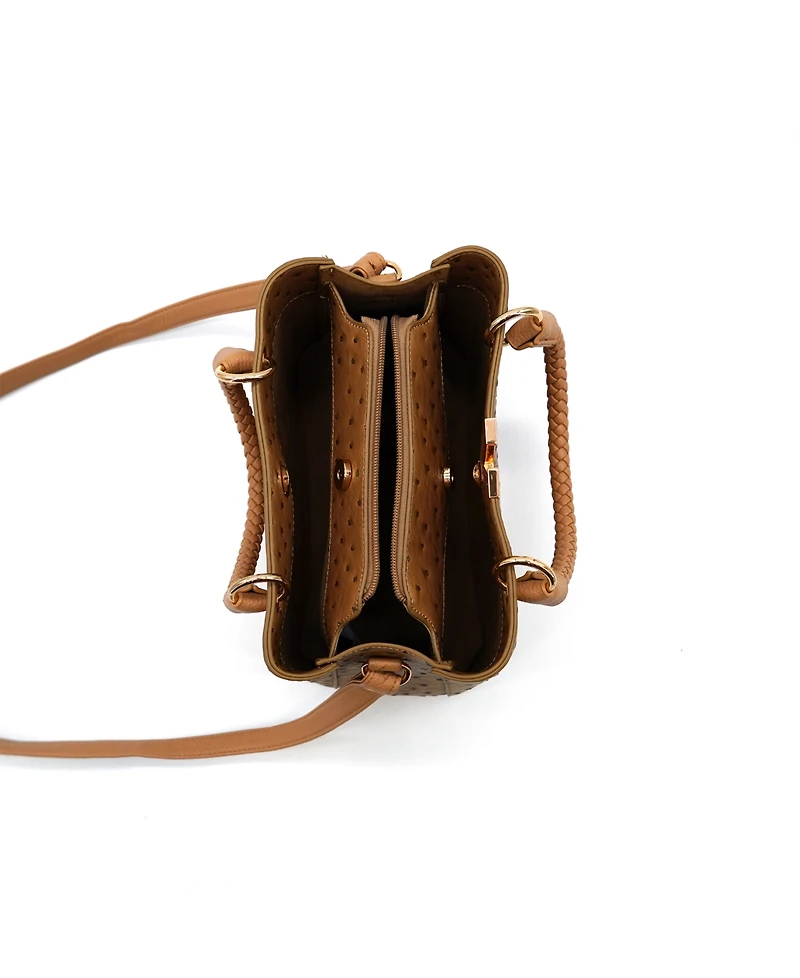 Like Dreams Mireille Pleated Crossbody Bag