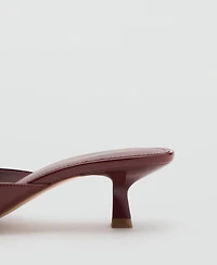 Mango Women's Kitten Heel Sandals
