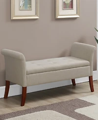 Convenience Concepts 51.5" Soft Fabric Garbo Storage Bench