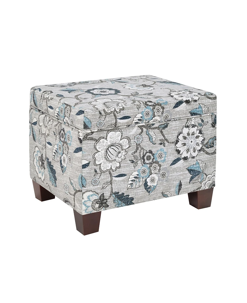 Convenience Concepts 21.5" Canvas Fabric Madison Storage Ottoman