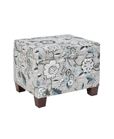 Convenience Concepts 21.5" Canvas Fabric Madison Storage Ottoman