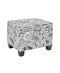 Convenience Concepts 21.5" Canvas Fabric Madison Storage Ottoman