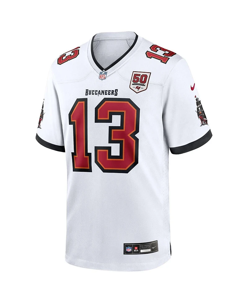 Nike Men's Mike Evans White Tampa Bay Buccaneers 50th Anniversary Game Jersey
