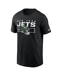 Nike Men's Black New York Jets Primetime Helmet Essential T-Shirt