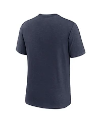 Nike Men's Heather Navy Dallas Cowboys Long Pass Tri-Blend T-Shirt