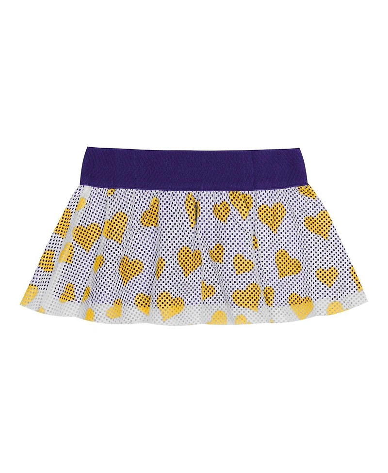 Outerstuff Baby Boys and Girls 2-Piece Minnesota Vikings Love My Team Bodysuit and Skirt Set