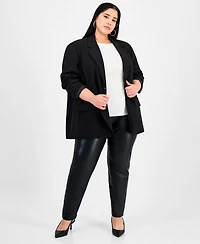 Bar Iii Trendy Plus Boyfriend Blazer, Macy's Exclusive
