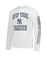 Fanatics Men's White New York Yankees Long Sleeve T-Shirt