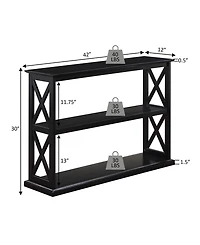 Convenience Concepts 42" Mdf Coventry Console Table with Shelves