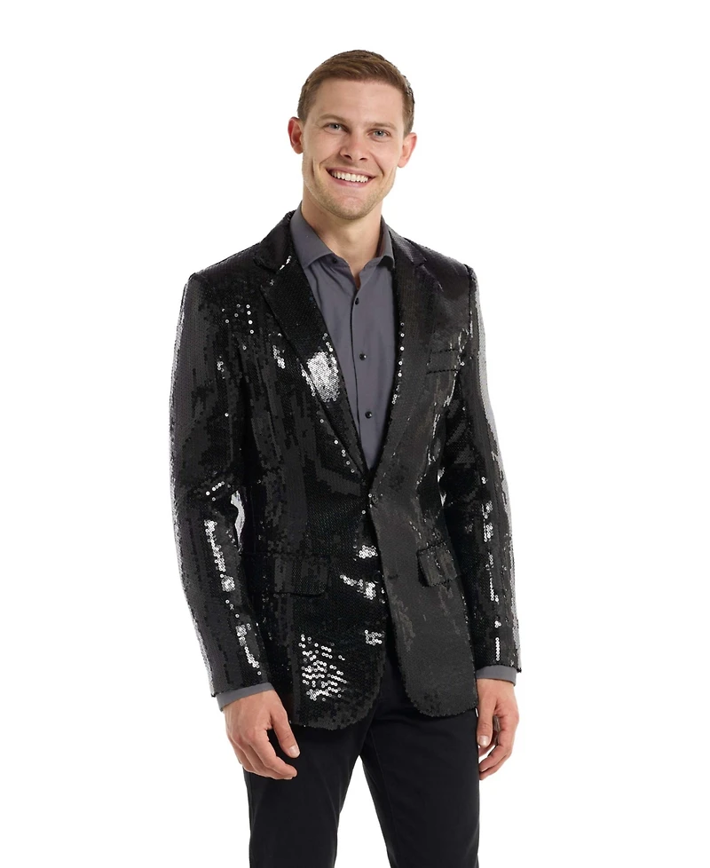 Suitmeister Men's Shiny Party Blazer - Sequins Usa