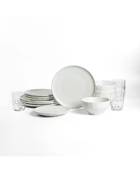 Stone Lain Rio 16 Pc. Dinnerware & Glassware Set, Service for 4
