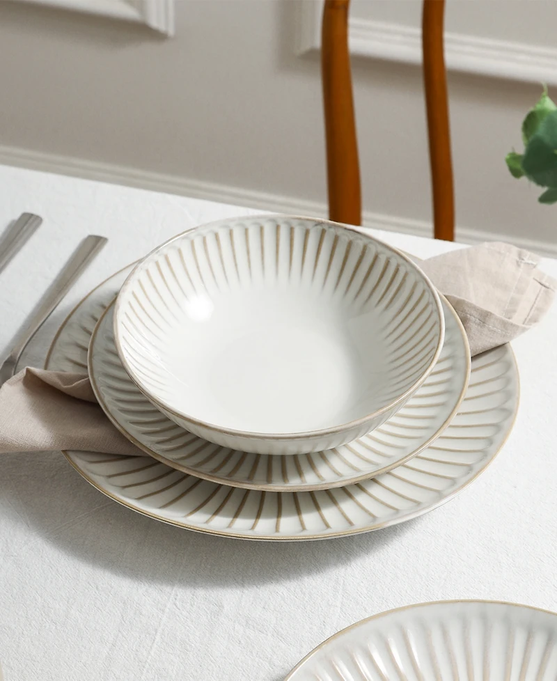 Stone Lain Linea 24 Pc. Dinnerware Set, Service for 8