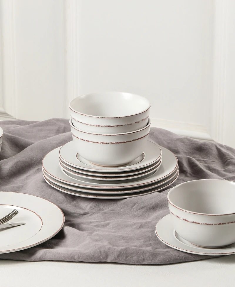 Earth & Clay Hazel 12 Pc. Dinnerware Set, Service for 4