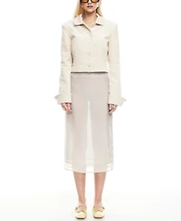 Lioness Women's Balmy Button-Front Long-Sleeve Jacket