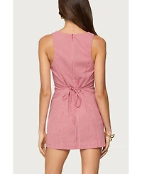 Edikted Womens Macee Gingham Romper