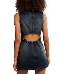 Free People Women's Atlas Cotton Denim Mini Dress