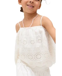 Raffya Kids Rufa Spaghetti Strap Windowpane Check Cami