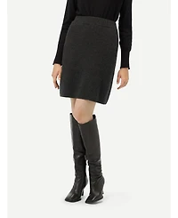 Gobi Cashmere Juniors' Mini Skirt