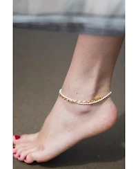 Classicharms Madison Layered Freshwater Pearl Anklet