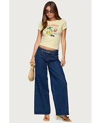 Edikted Women's Local Market Graphic T Shirt