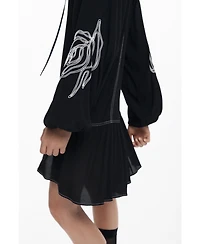 Desigual Women's Embroidered Boho dress