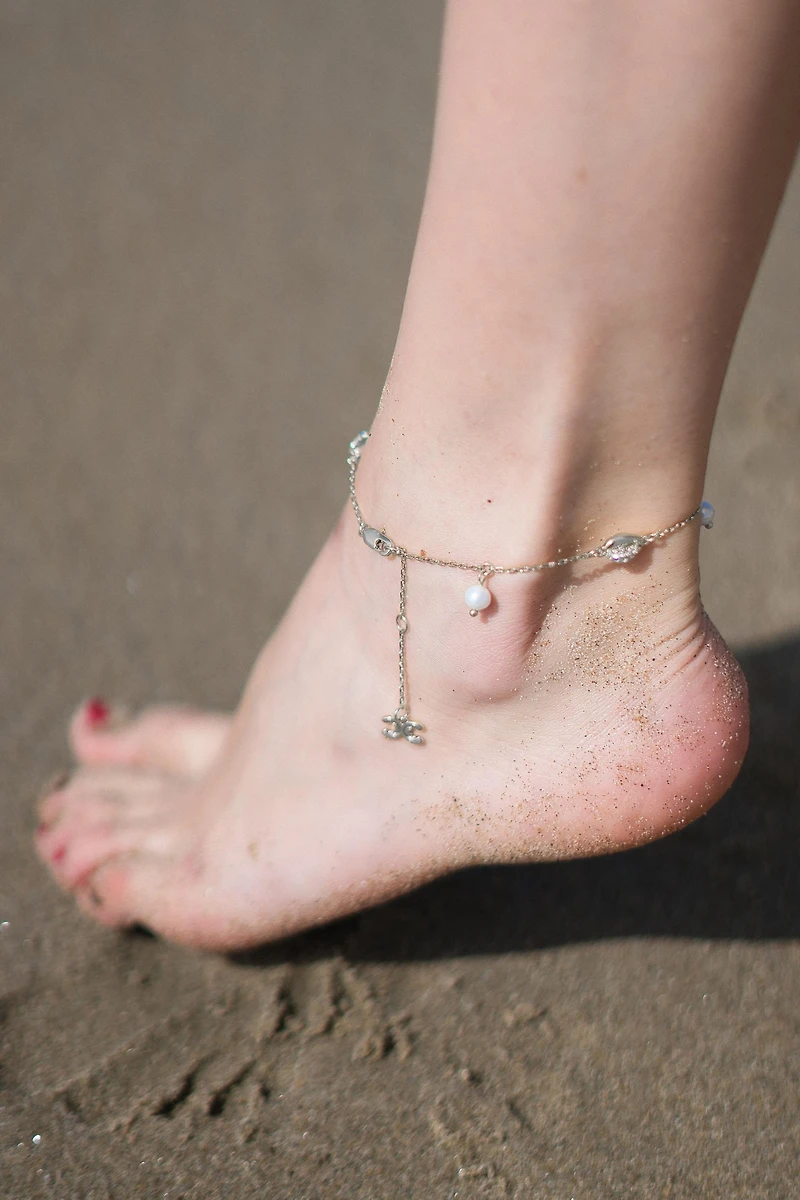 Classicharms Lucia Shell Whisper Anklet