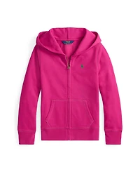 Polo Ralph Lauren Girls 7-16 Fleece Full-Zip Hoodie