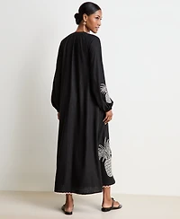 Women's Pineapple-Embroidered Shift Dress, Macy's Exclusive - On 34th | Alix Friedberg Capsule Collection