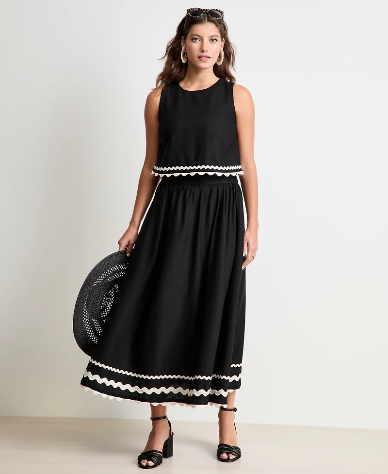 Women's Ric Rac Applique Top, Macy's Exclusive - On 34th | Alix Friedberg Capsule Collection
