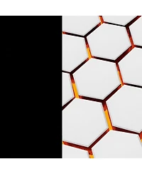 Sonic Acoustics Hexagon Sound Absorbing Panels 14" X 12" X 0.4" - 12 Pack