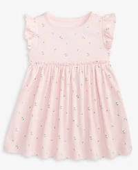 First Impressions Baby Girls Short-Sleeve Floral-Print Dress