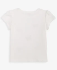 First Impressions Baby Girls Short Sleeve Embroidered Butterflies T-Shirt