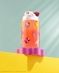 JoyJolt Hello Kitty Friends Character Toss Can Drinking Glasses, Set of 4
