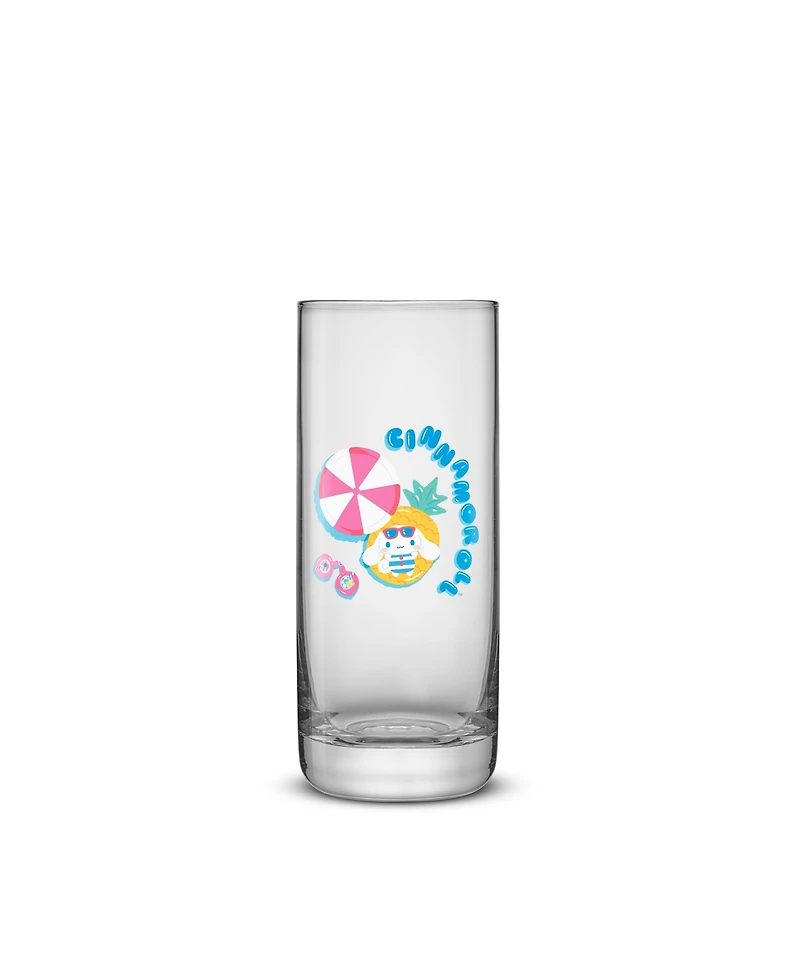JoyJolt Hello Kitty Friends Summer Drinking Glasses, Set of 4