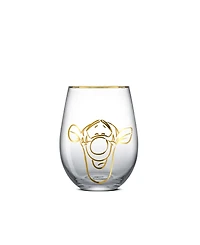 JoyJolt Pooh Spirits Hero Faces Stemless Drinking Glasses, Set of 4