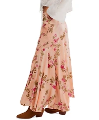 Free People Women's Rowan Floral-Print Maxi Skirt