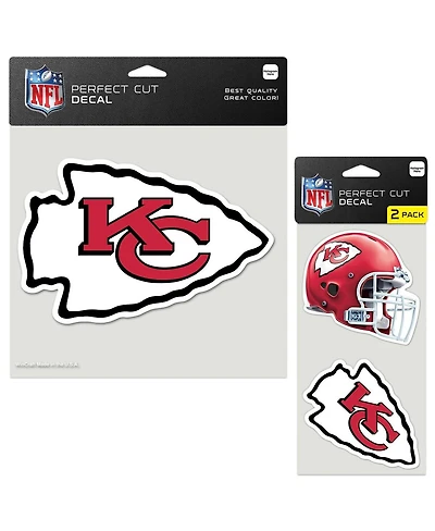 Wincraft Kansas City Chiefs Three-Pack Perfect Cut Decal Sheet