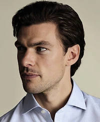Charles Tyrwhitt Men's Non-Iron Check Dress Shirt