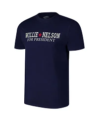 American Needle Men's Navy Willie Nelson Crew Neck T-Shirt
