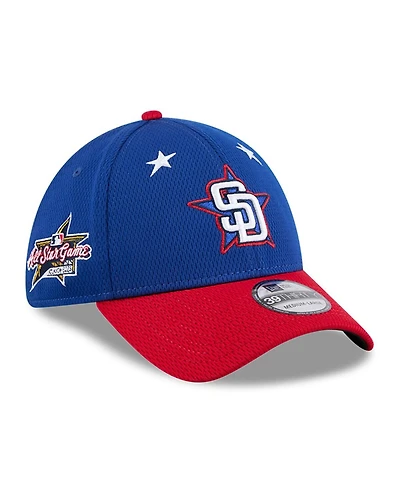 New Era Men's Blue/Red San Diego Padres 2025 Mlb All-Star Game Workout 39THIRTY Flex Hat