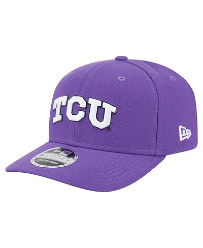 New Era Men's Purple Tcu Horned Frogs Team Collective 9SEVENTY Stretch-Snap Adjustable Hat