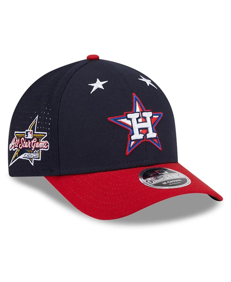 New Era Men's Navy/Red Houston Astros 2025 Mlb All-Star Game Workout 9FORTY M-Crown Adjustable Hat
