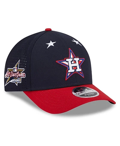 New Era Men's Navy/Red Houston Astros 2025 Mlb All-Star Game Workout 9FORTY M-Crown Adjustable Hat