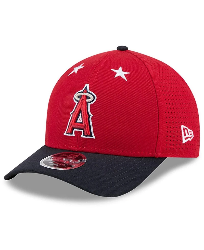 New Era Men's Red/Navy Los Angeles Angels 2025 Mlb All-Star Game 9FORTY M-Crown Adjustable Hat
