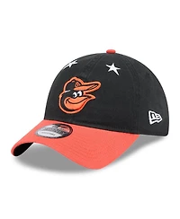 New Era Men's Black/Orange Baltimore Orioles 2025 Mlb All-Star Game 9TWENTY Adjustable Hat
