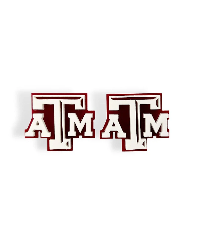 Brianna Cannon Texas A&M Aggies Stud Logo Earrings