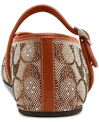 Coach Women's Sculpted C Crystal Signature Jacquard Soft Mary Jane Flats