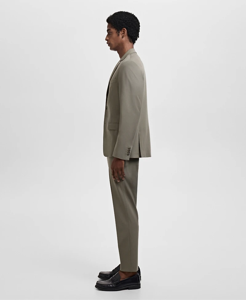 Mango Men's Stretch-Fabric Super Slim-Fit Suit Jacket