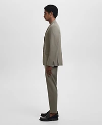Mango Men's Stretch-Fabric Super Slim-Fit Suit Jacket