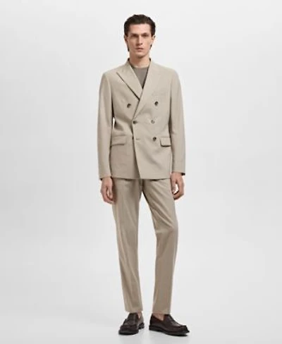 Mango Mens Slim Fit Monaco Suit Separates
